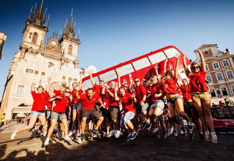 Firemní akce, Staroměstské náměstí, Praha