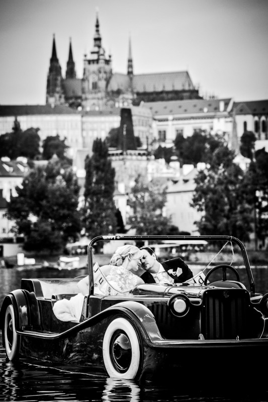 Katarina a  Frank, svatební foto Praha - Connorwedding in Prague.