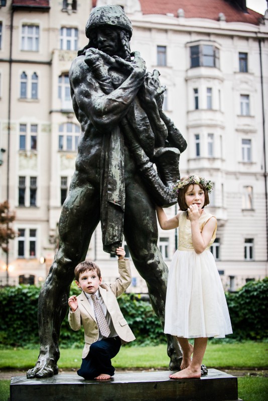 Katarina a Frank, svatební foto Praha - Connorwedding in Prague.